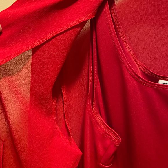 Chemise Sheer (transparente) Longue Femme Cato - Taille 28W, Manches Longues, Col Chemisier